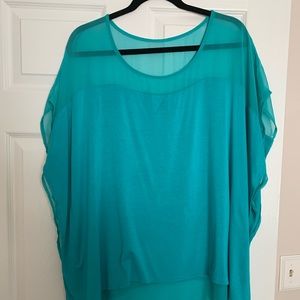 Layered beautiful blue top